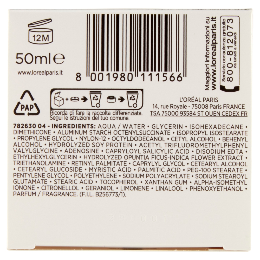 L'Oréal Paris Attiva Anti-Rughe Crema Viso 45+, Trattamento Intensivo Anti-rughe, 50 ml